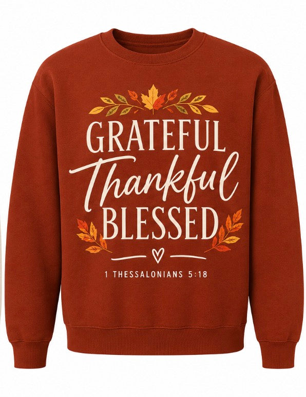 Grateful Thankful Blessed